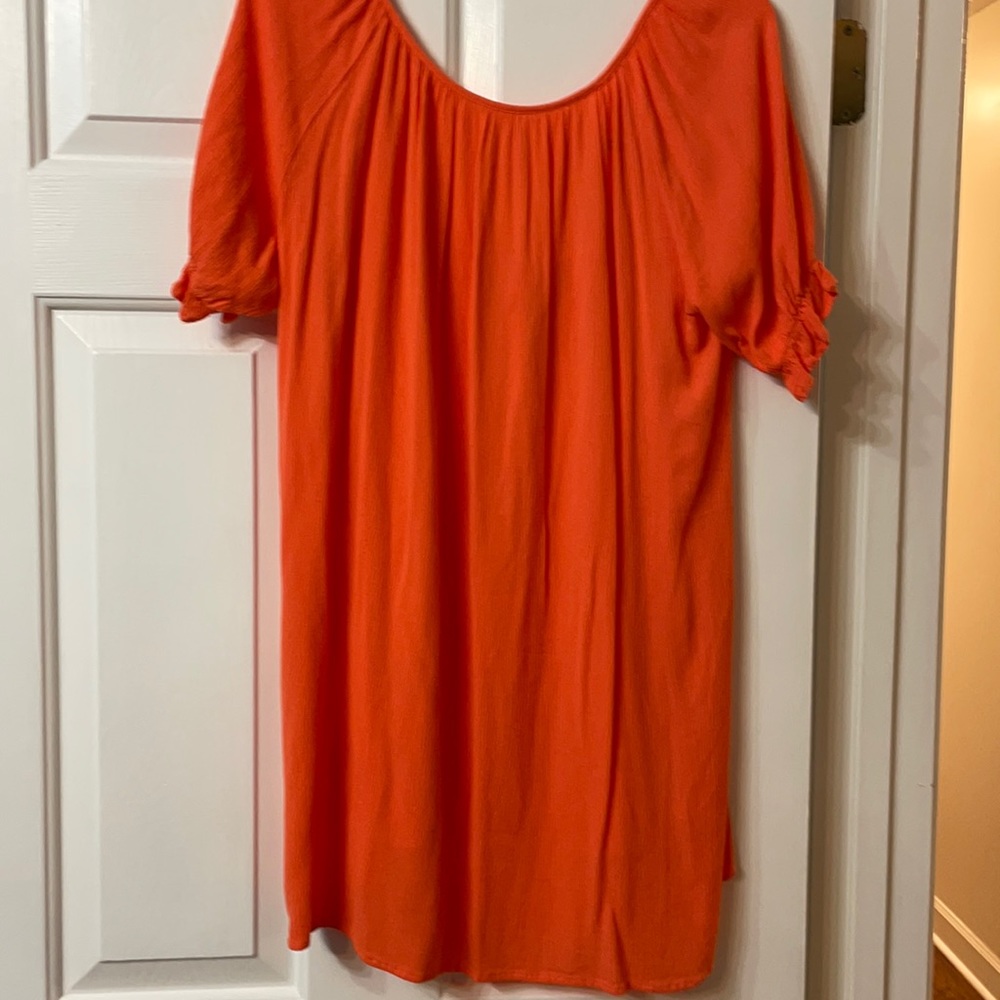 Orange Mini Dress